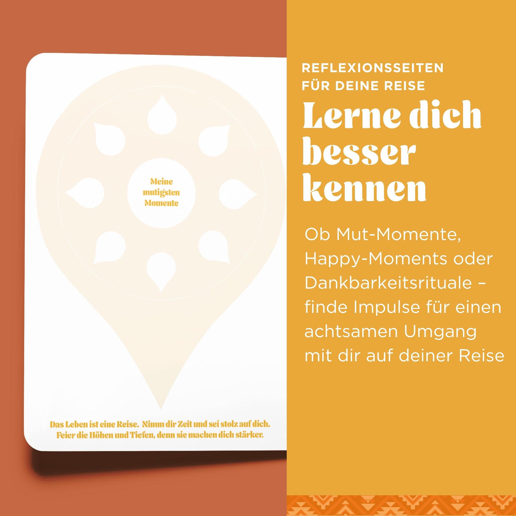 Geschenk: Achtsamkeits Reisetagebuch