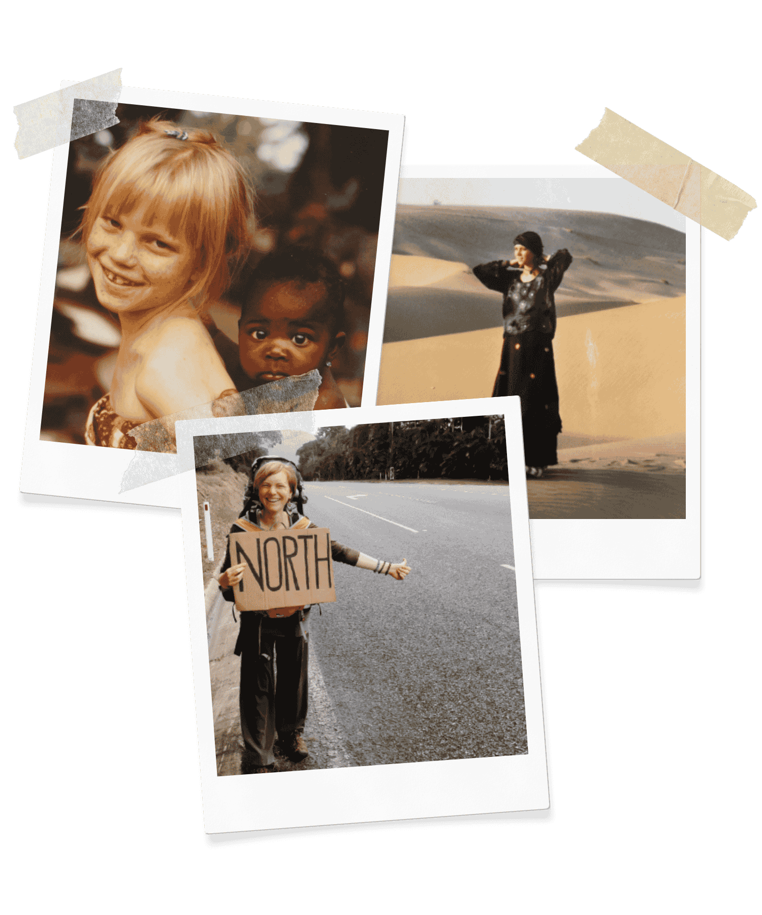 Kinderfotos von Eva von der Elfenbeinküste