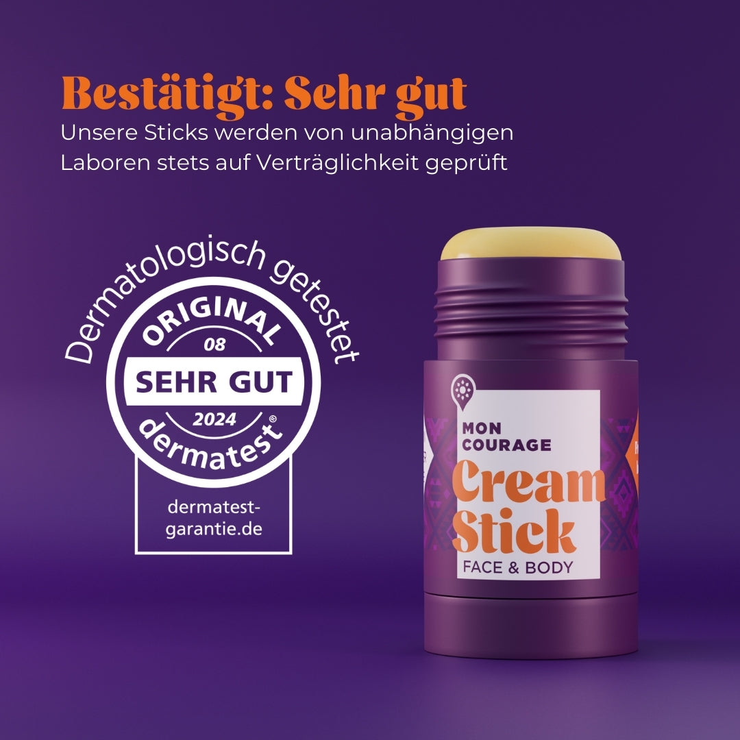 Cream Stick bestätigt. SEHR GUT