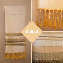 Handgewebter Schal aus Sabra Seide