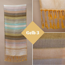 Handgewebter Schal aus Sabra Seide