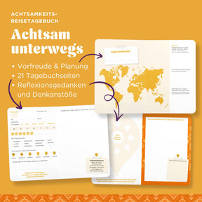 Geschenk: Achtsamkeits Reisetagebuch