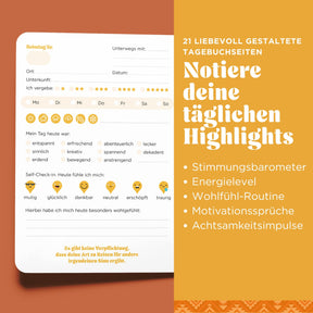 Geschenk: Achtsamkeits Reisetagebuch